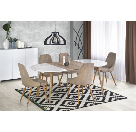 Jedálenský stôl EDWARD, biely