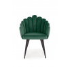Stolička K410, zelený zamat