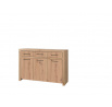 Trojdverová komoda JANEZ Artisan+Black