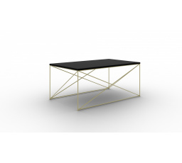 Konferenčný stolík Dante Zlatý+Čierny