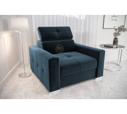 Kreslo MARGO 110 cm - modrá