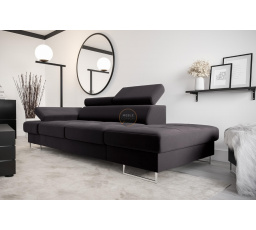Sofa GALAXY II leňoška 235 cm - grafit, pravá strana