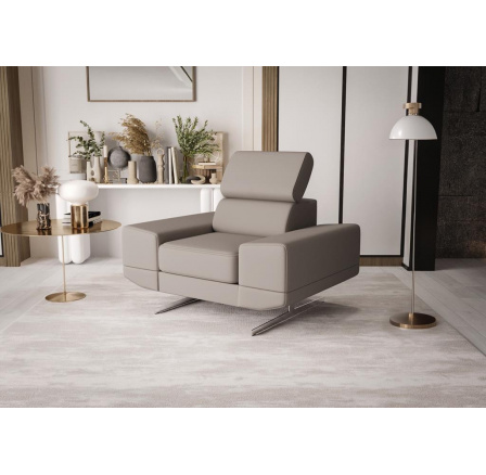 Kreslo MILANO 125 cm prírodná koža - Koža cappuccino Kreslo MILANO 125 cm prírodná koža - Koža cappuccino