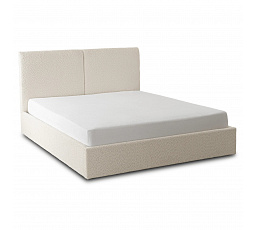 Posteľ 140x200 MARSYLIA s Úložným Priestorom Krémové Boucle