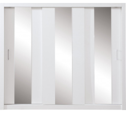 Šatníková skriňa DUCA I - DC1 250, biela Lux