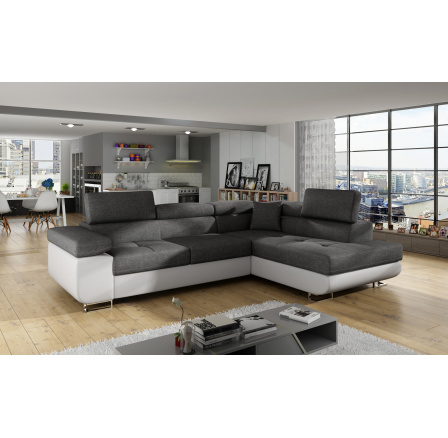 Rohová sedacia súprava ATOS, Sawana 05/Soft 17, pravá