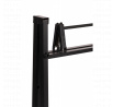 Stôl skladací DR, Fi 180 cm, Biela/Čierna
