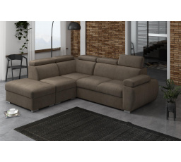 Rohová sedacia súprava Bodie V ľavá hnedá