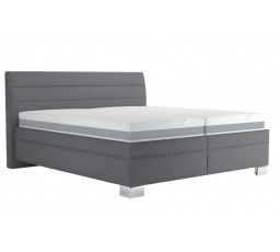 Posteľ Veneta 160x200, tmavo sivá