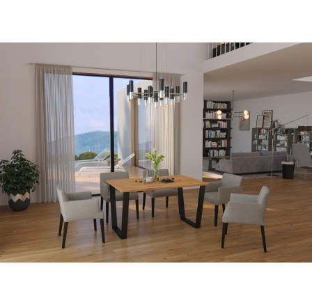 Jedálenský stôl Cyril 90x185 artisan