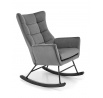Hojdacie kreslo BAZALTO, Sivá