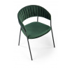 Jedálenská stolička K426, zelený zamat