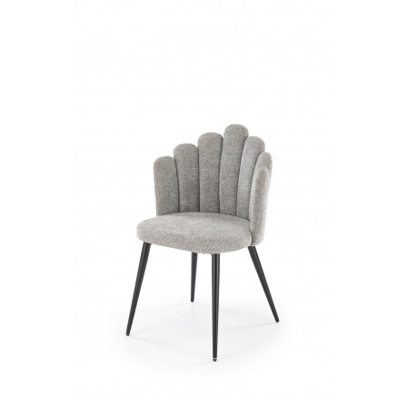 Jedálenská stolička K552, sivá/čierna