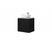 Závesná skrinka pod umývadlo Nicole 60 cm - čierny mat