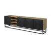 TV komoda Asha 200, artisan / čierny mat