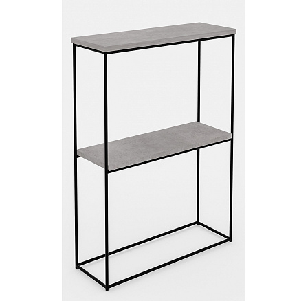 Konzola Velo Čierna+Betón