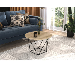 Konferenčný stolík LIAM Čierny+Sonoma