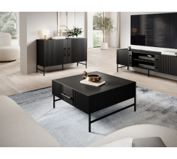 Konferenčný stôl Raftt 82, Čierny