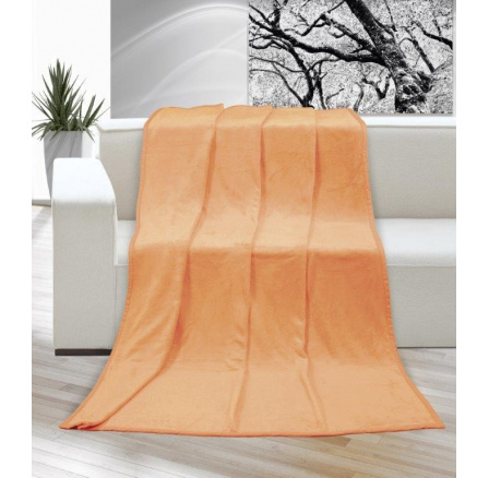 Deka micro jednolôžko 150x200cm lososová Deka micro jednolôžko 150x200cm lososová