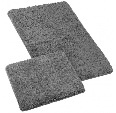 Kúpeľňová sada predložiek Micro 60x100+60x50cm sivá