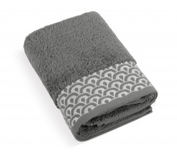 Froté osuška Krajka 70x140cm 500g tmavo sivá