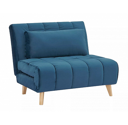 Skladacie kreslo BILLY Velvet, Blue Velvet 188/bukové
