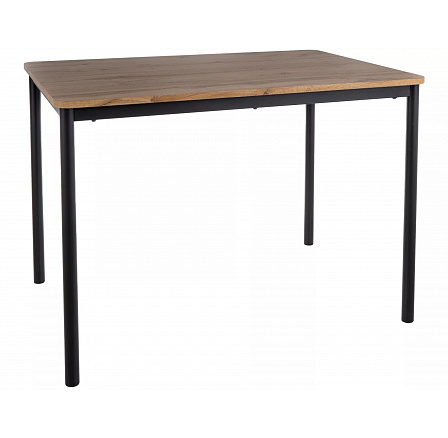 Jedálenský stôl CITY, Dub Artisan/Čierna