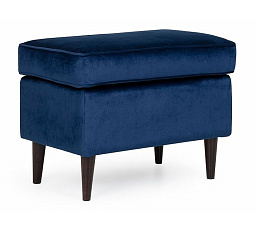 Taburet RON Velvet, modrá Bluvel 86/wenge