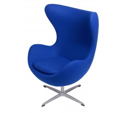 Kreslo Vajce tmavomodrý kašmír 118 Premium