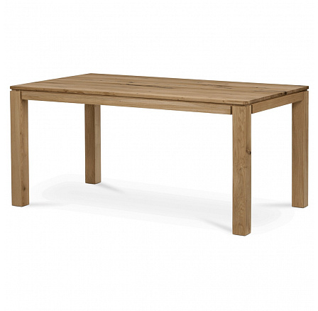 Jedálenský stôl 160x90x75 cm, dubový masív, povrchová úprava olejom
