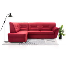 Rohová sedacia súprava L Dornia Solar 59 - červená