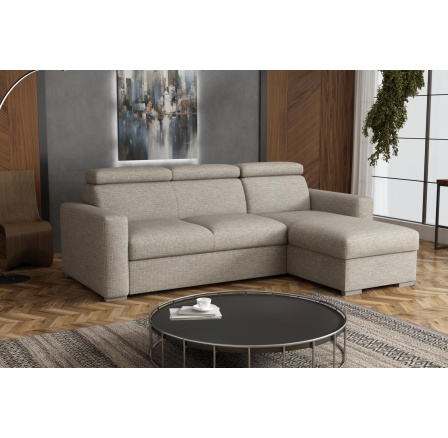 Sedacia súprava Petrit pravá Aragon hnedošedá