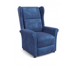 Polohovacie kreslo AGUSTIN 2, modrá