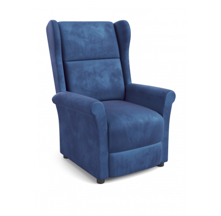 Polohovacie kreslo AGUSTIN 2, modrá