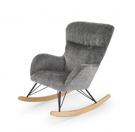 Hojdacie kreslo CASTRO, Sivá