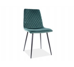 Jedálenská stolička IRYS Velvet, zelená Bluvel 78