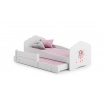 Dvojlôžko s matracmi CASIMO II GIRL WITH WINGS 160x80 Biela