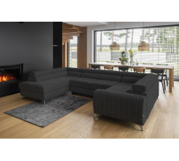 Rohová sedacia súprava v tvare U LOUIS, Vero 5 ľavá