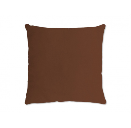 Saténová obliečka na vankúš hnedá 50x70