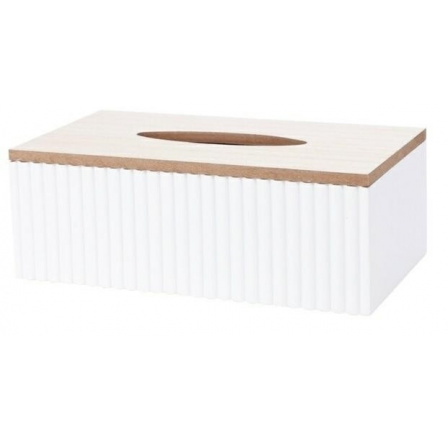 Krabička na vreckovky Borjan biela Krabička na vreckovky Borjan biela