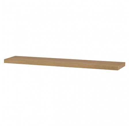 Nástenná polica 120 cm, MDF, 3D dekor prírodný dub, balené v ochrannej fólii