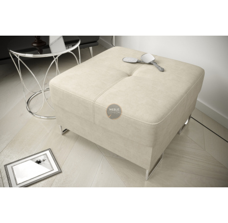 Taburet s úložným priestorom 55x55 cm GALAXY - béžová