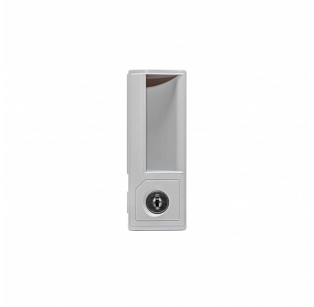 Zámok do kovovej skrinky s priehradkami 110 x 41 mm, sivý Zámok do kovovej skrinky s priehradkami 110 x 41 mm, sivý