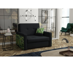 Kreslo Vivian Mel I čierne/džungľové