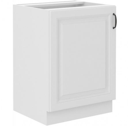 Kuchynská dolná skrinka STIPE 60 D 1F BB, Biela