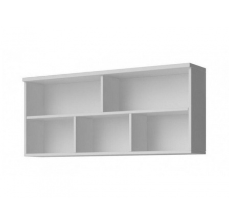 Polička SMYKA / telo: biele