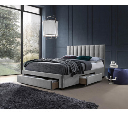 Posteľ GRACE 160, Sivý Velvet