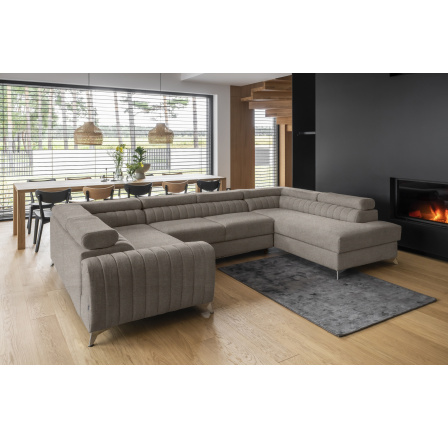 Rohová sedacia súprava v tvare U LOUIS, Poco 7 Pravá Rohová sedacia súprava v tvare U LOUIS, Poco 7 Pravá