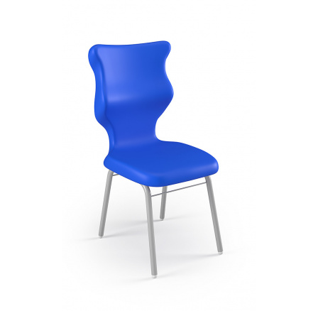 Židle Classic velikost 5, sedák modrý/opěradlo bílé