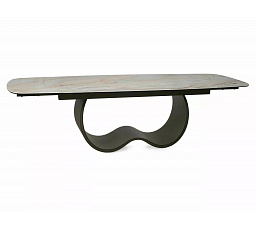 STÔL CASABLANCA BÉŽOVÝ MONT BLANC / MEDENÝ 198(274)X98